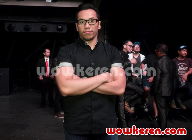 Gambar Foto Sammy Simorangkir di Jumpa Pers Acara 'Stage Empire'