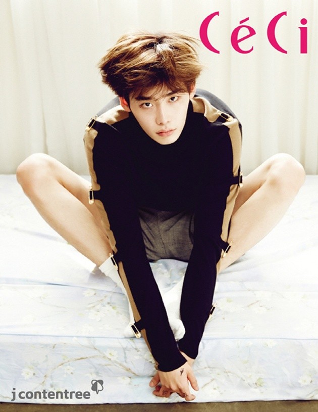 Gambar Foto Lee Jong Suk di Majalah CeCi Edisi Mei 2014