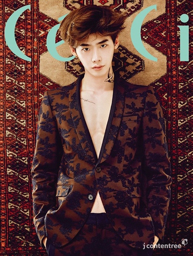 Gambar Foto Lee Jong Suk di Majalah CeCi Edisi Mei 2014