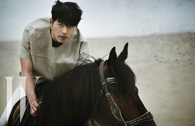 Gambar Foto Hyun Bin di Majalah W Korea Mei 2014