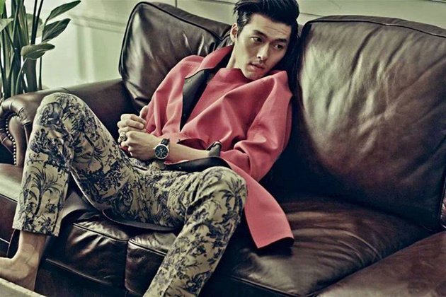 Gambar Foto Hyun Bin di Majalah High Cut Vol.124
