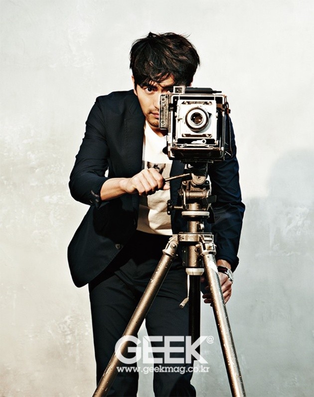 Gambar Foto Lee Jin Wook di Majalah Geek Edisi April 2014