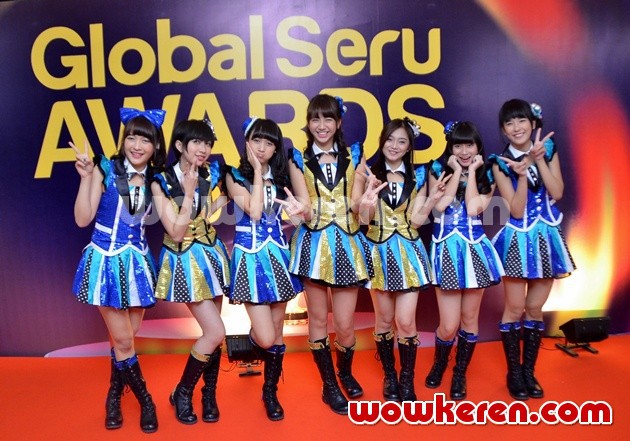 Gambar Foto JKT48 Hadir di Global Seru Awards 2014