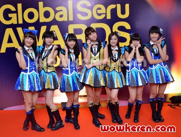 Gambar Foto JKT48 Hadir di Global Seru Awards 2014