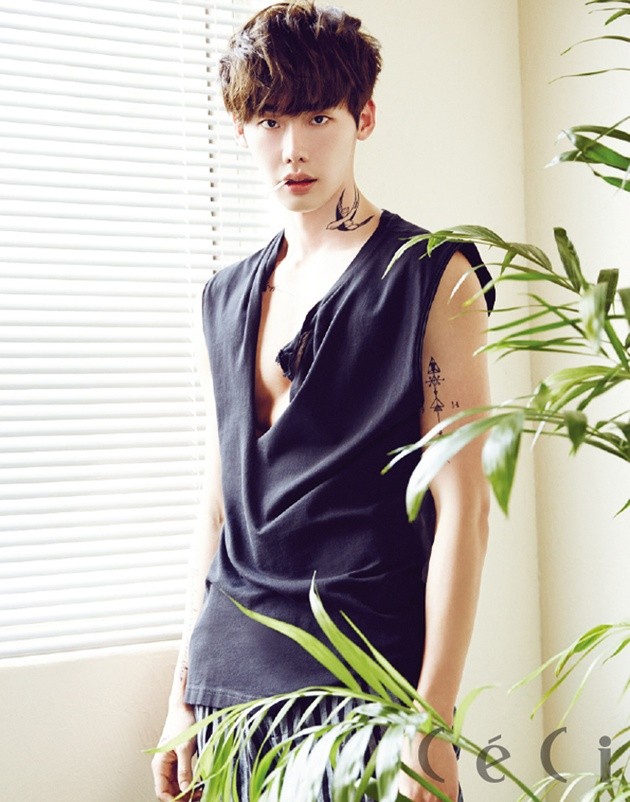 Gambar Foto Lee Jong Suk di Majalah CeCi Edisi Mei 2014