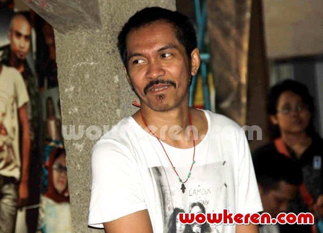 Gambar Foto Ridho Slank di Acara Peringatan Noise Awareness Day