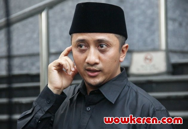Gambar Foto Ustadz Yusuf Mansur Saat Ditemui di Masjid Bank Indonesia, Jakarta Pusat