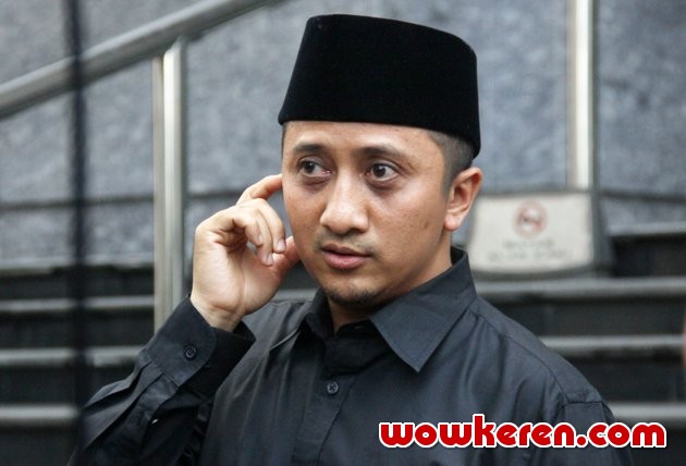Gambar Foto Ustadz Yusuf Mansur Saat Ditemui di Masjid Bank Indonesia, Jakarta Pusat