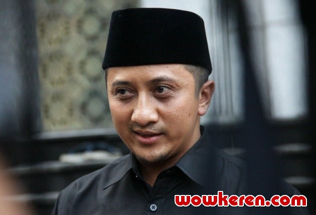 Gambar Foto Ustadz Yusuf Mansur Saat Ditemui di Masjid Bank Indonesia, Jakarta Pusat