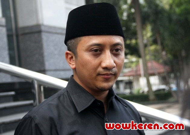 Gambar Foto Ustadz Yusuf Mansur Saat Ditemui di Masjid Bank Indonesia, Jakarta Pusat
