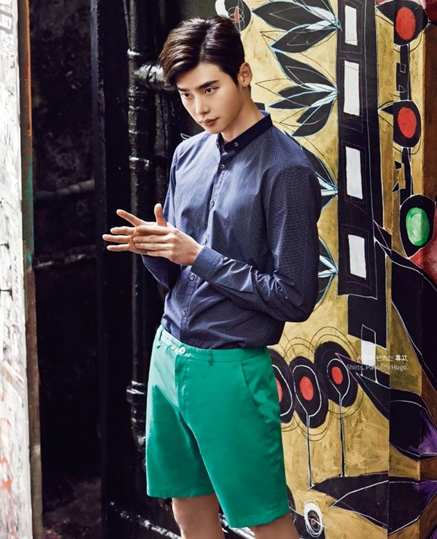Gambar Foto Lee Jong Suk di Majalah High Cut vol. 125