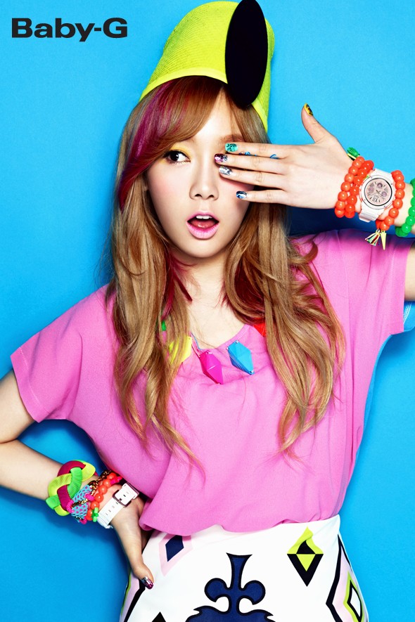 Gambar Foto Tae Yeon Girls' Generation Promosikan Casio Baby G