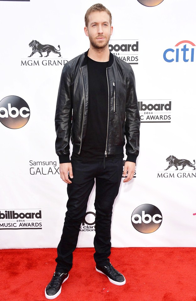 Foto Calvin Harris di Red Carpet Billboard Music Awards 2014