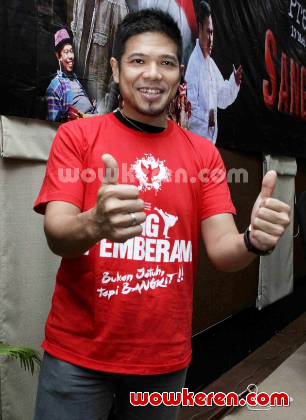 Gambar Foto Baim di Jumpa Pers Film 'Sang Pemberani'