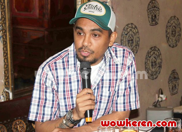 Gambar Foto Glenn Fredly Saat Jumpa Pers di Kembang Goela Restaurant, Jakarta Selatan
