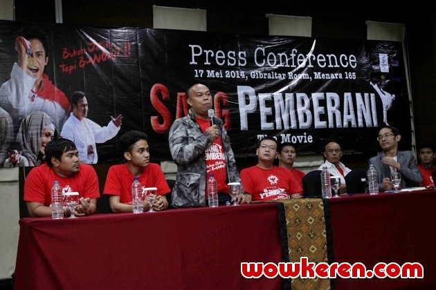Gambar Foto Jumpa Pers Film 'Sang Pemberani'