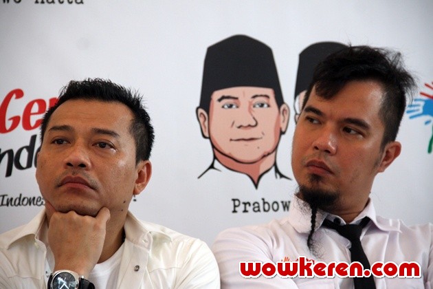 Gambar Foto Anang dan Ahmad Dhani di Deklarasi Gema Indonesia