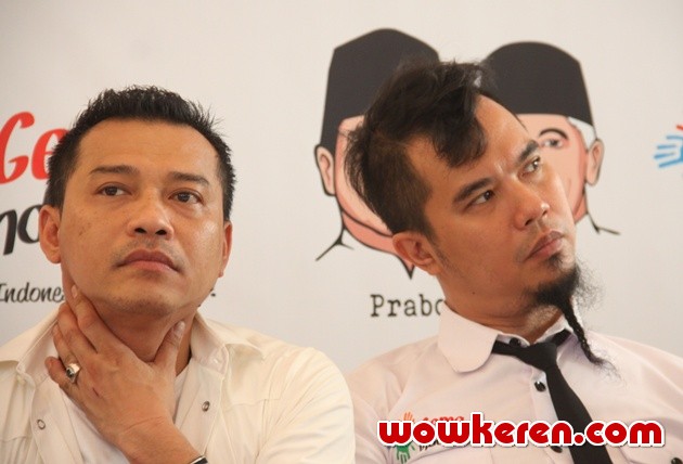 Gambar Foto Anang dan Ahmad Dhani di Deklarasi Gema Indonesia
