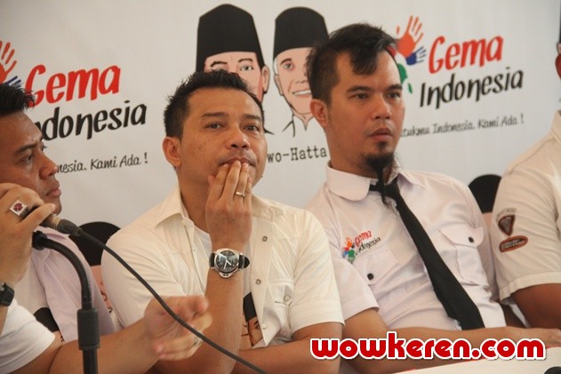 Gambar Foto Anang dan Ahmad Dhani di Deklarasi Gema Indonesia