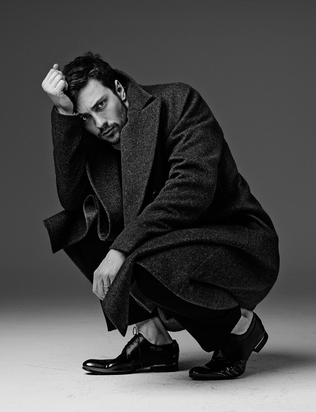 Gambar Foto Aaron Johnson di Majalah Wonderland Edisi Musim Panas 2014