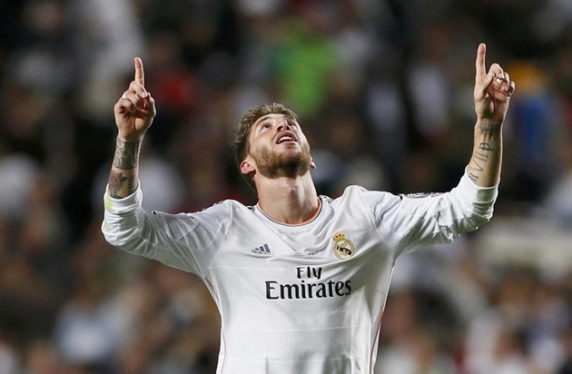 Gambar Foto Sergio Ramos Sumbang Gol Menit 92