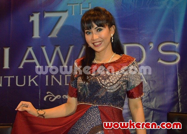 Gambar Foto Ratna Listy Ditemui dalam Konferensi Pers Anugerah Musik Indonesia 2014