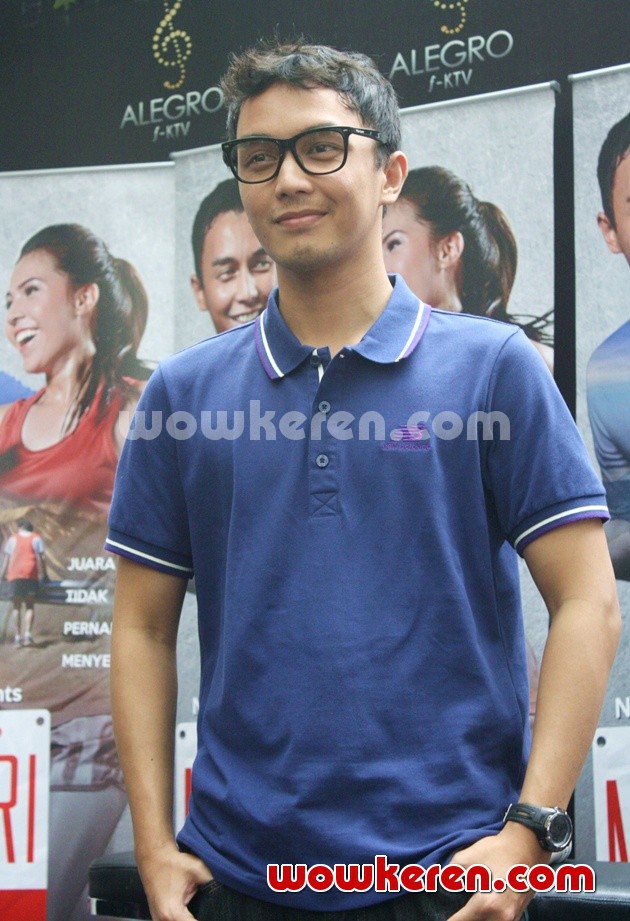 Gambar Foto Dimas Aditya di Konferensi Pers dan Press Screening 'Mari Lari'