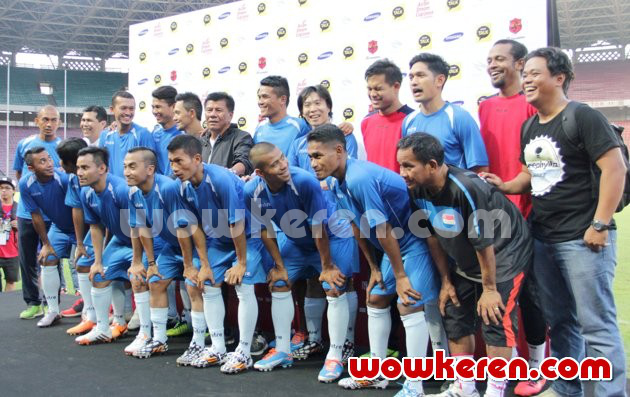 Gambar Foto Tim Indonesia All Star di Jumpa Pers Asian Dream Cup 2014