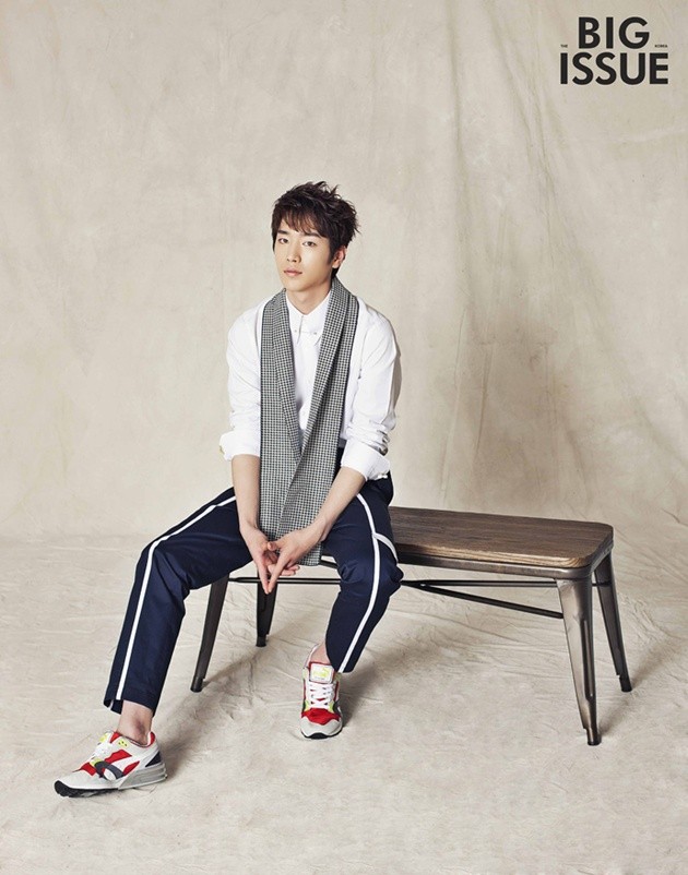 Gambar Foto Seo Kang Joon di Majalah The Big Issue Korea No. 085