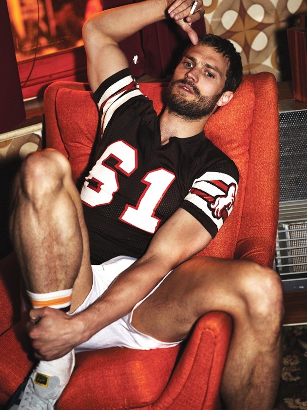 Gambar Foto Jamie Dornan di Majalah INTERVIEW Edisi Juni/Juli 2014