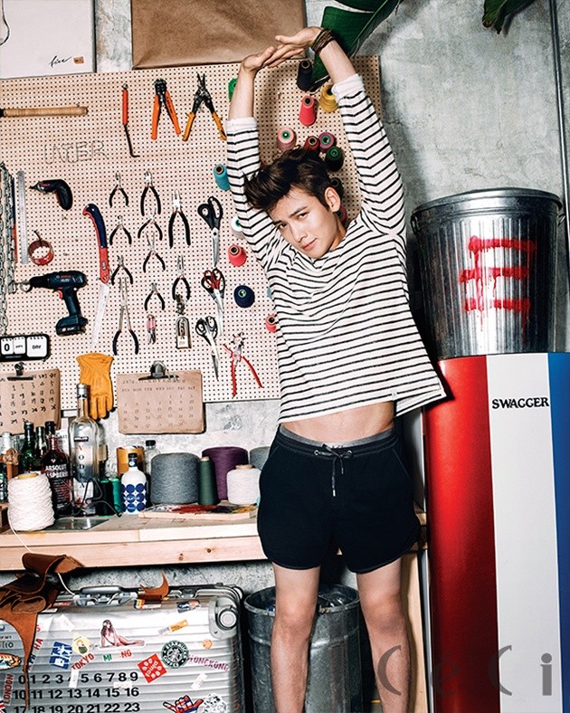 Gambar Foto Ji Chang Wook di Majalah CeCi Edisi Juni 2014