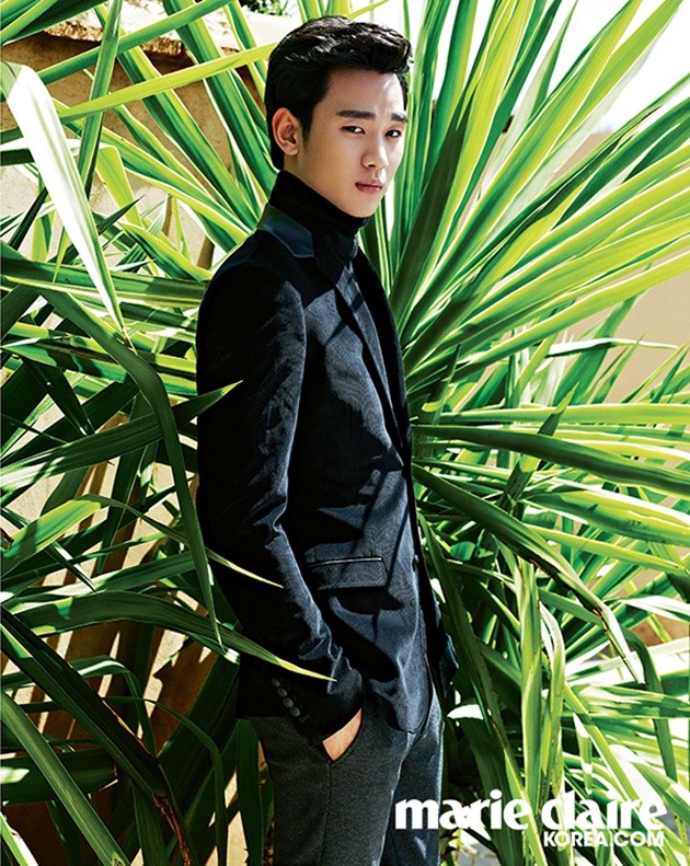 Gambar Foto Kim Soo Hyun di Majalah Marie Claire Korea Edisi Juni 2014