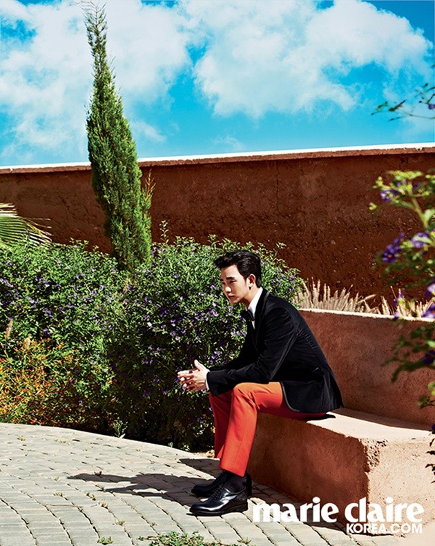 Gambar Foto Kim Soo Hyun di Majalah Marie Claire Korea Edisi Juni 2014