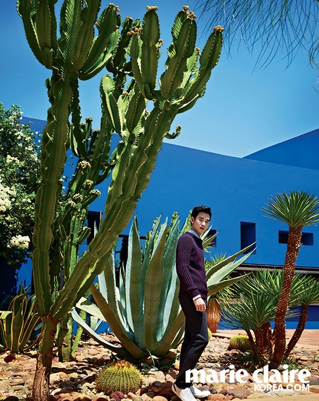 Gambar Foto Kim Soo Hyun di Majalah Marie Claire Korea Edisi Juni 2014