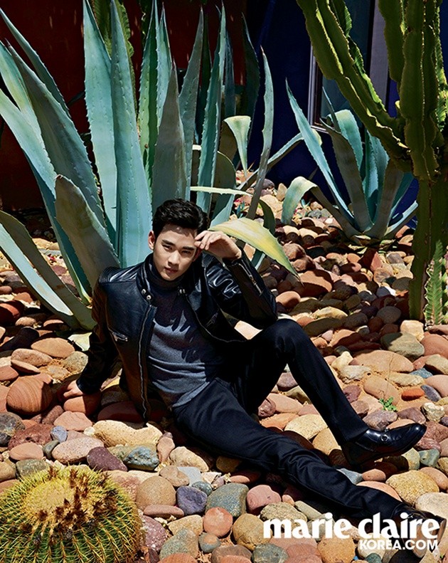Gambar Foto Kim Soo Hyun di Majalah Marie Claire Korea Edisi Juni 2014