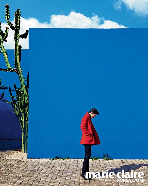Gambar Foto Kim Soo Hyun di Majalah Marie Claire Korea Edisi Juni 2014