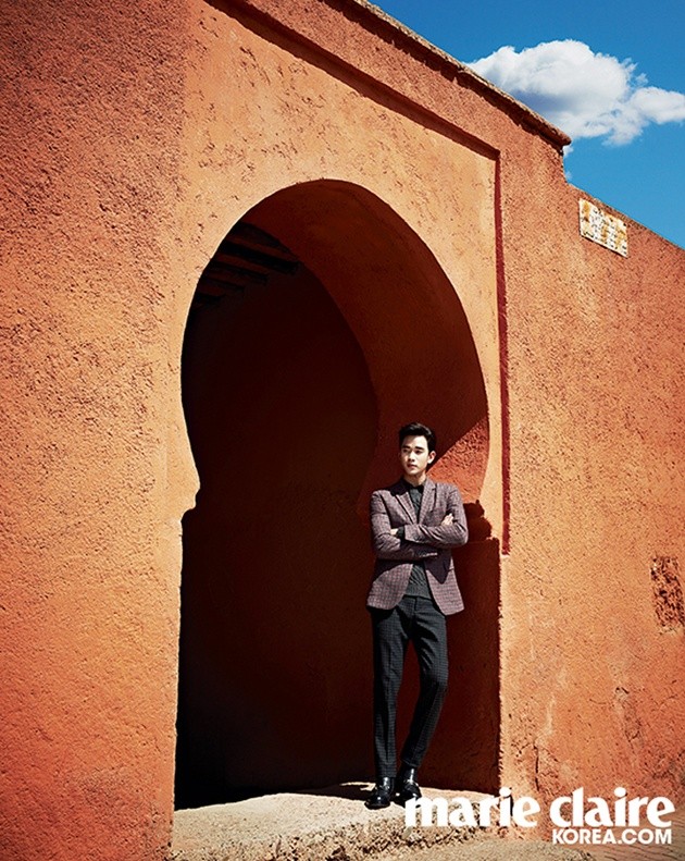 Gambar Foto Kim Soo Hyun di Majalah Marie Claire Korea Edisi Juni 2014
