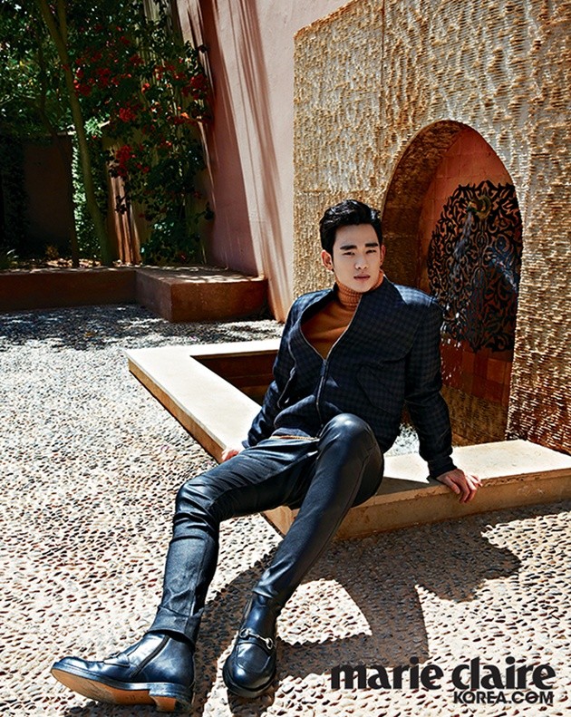Gambar Foto Kim Soo Hyun di Majalah Marie Claire Korea Edisi Juni 2014