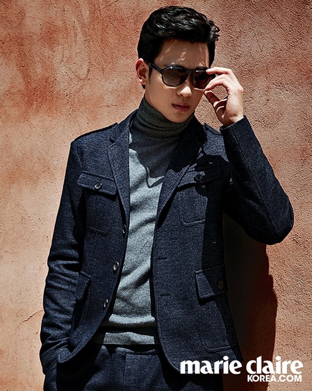 Gambar Foto Kim Soo Hyun di Majalah Marie Claire Korea Edisi Juni 2014