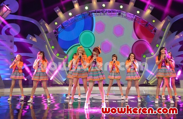 Gambar Foto Penampilan Cherry Belle di Grand Final 'We Dance' Global TV