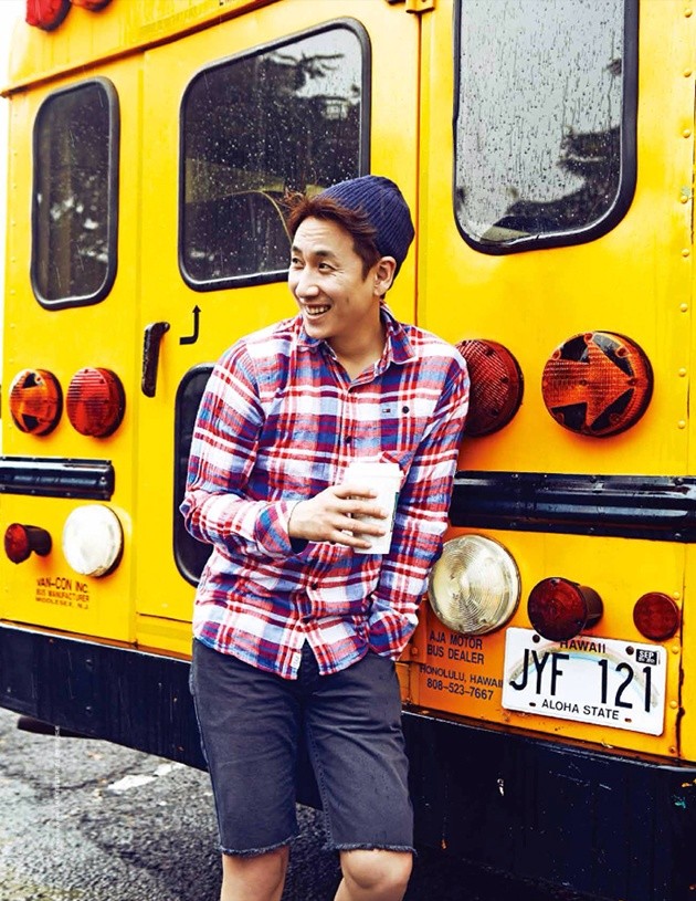 Gambar Foto Lee Sun Gyun di Majalah Cosmopolitan Edisi April 2014