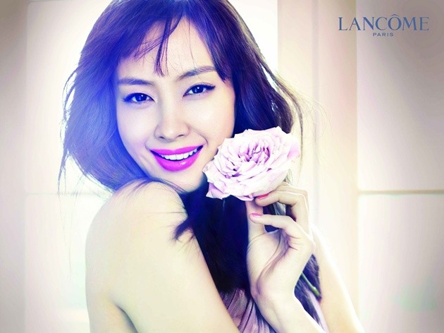 Gambar Foto Lee Na Young Jadi Ikon Produk Lancome Paris