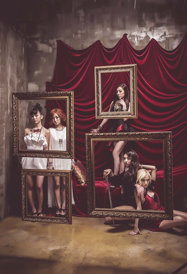 Gambar Foto Ladies' Code Photoshoot untuk Single 'Bad Girl'