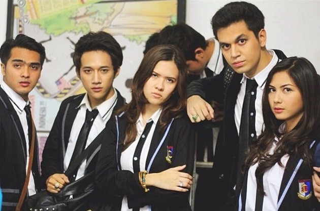 Gambar Foto Ricky Harun, Dicky, Michelle Joan, Kevin Julio dan Jessica Mila di Serial 'Ganteng-Ganteng Serigala'