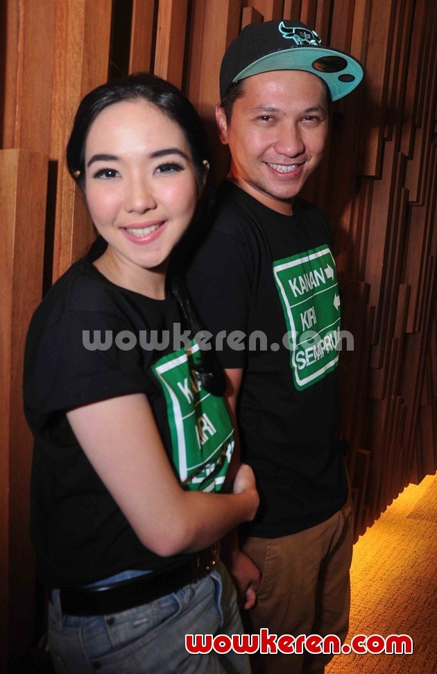 Gambar Foto Gisella Anastasia dan Gading Marten di Jumpa Pers Program Ramadhan SCTV