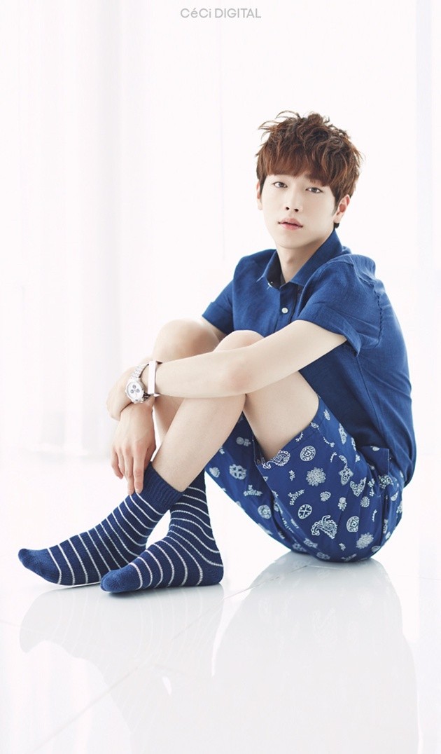 Gambar Foto Seo Kang Joon di Majalah Ceci Edisi Juli 2014