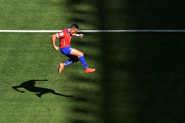 Gambar Foto Alexis Sanchez dari Cile Harus Akui Kemenangan Tuan Rumah Brasil