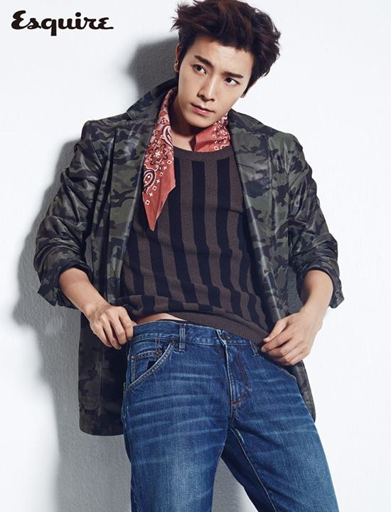 Gambar Foto Donghae Super Junior di Majalah Esquire Edisi Juli 2014
