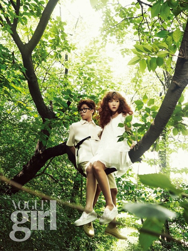 Gambar Foto Akdong Musician di Majalah Vogue Girl Edisi Juli 2014