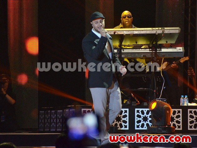 Foto Maher Zain saat Red Carpet dan Pengambilan Gambar 